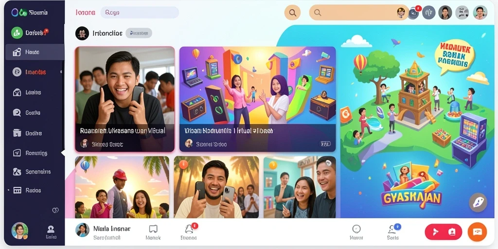 Komunitas aktif di dalam game, mendukung pemain.
